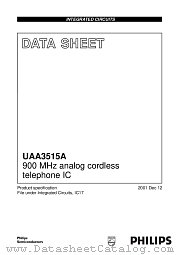 UAA3515AHL datasheet pdf Philips