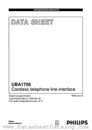UBA1706 datasheet pdf Philips