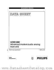 UCB1300 datasheet pdf Philips