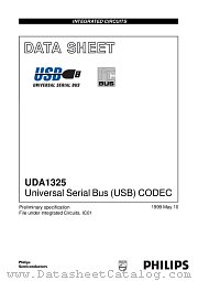 UDA1325H datasheet pdf Philips