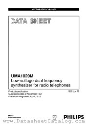 UMA1020M datasheet pdf Philips