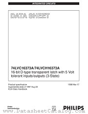 74LVC16373ADL datasheet pdf Philips