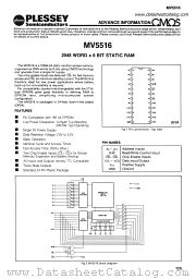 MV5516 datasheet pdf PLESSEY Semiconductors