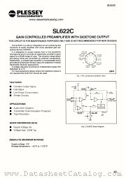 SL622C datasheet pdf PLESSEY Semiconductors