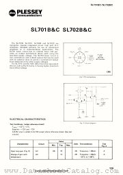 SL702C datasheet pdf PLESSEY Semiconductors