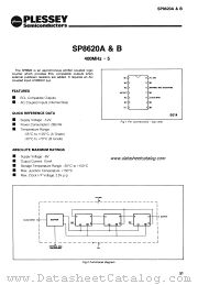 SP8620A datasheet pdf PLESSEY Semiconductors