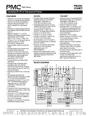 PM4351 datasheet pdf PMC-Sierra Inc