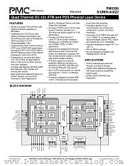 PM5358 datasheet pdf PMC-Sierra Inc