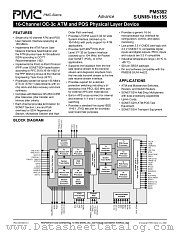 PM5382 datasheet pdf PMC-Sierra Inc