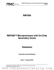 RM7000 datasheet pdf PMC-Sierra Inc