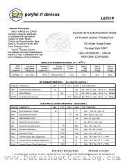 L8701P datasheet pdf Polyfet RF Devices