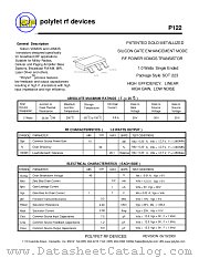 P122 datasheet pdf Polyfet RF Devices