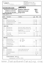 ARF672S45 datasheet pdf POSEICO SPA