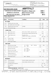 ARF771LTS45 datasheet pdf POSEICO SPA