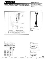 2N4375 datasheet pdf Powerex Power Semiconductors