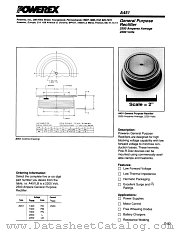 A451 datasheet pdf Powerex Power Semiconductors