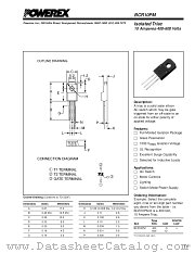 BCR10PM-8 datasheet pdf Powerex Power Semiconductors