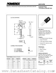BCR12PM datasheet pdf Powerex Power Semiconductors