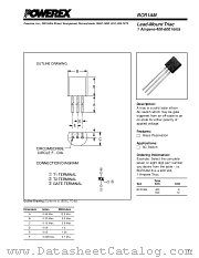 BCR1AM-8 datasheet pdf Powerex Power Semiconductors