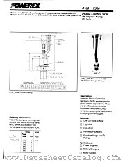 C180D500 datasheet pdf Powerex Power Semiconductors