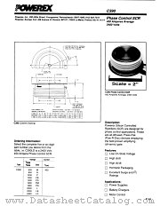 C390 datasheet pdf Powerex Power Semiconductors