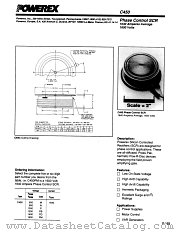 C450PM datasheet pdf Powerex Power Semiconductors