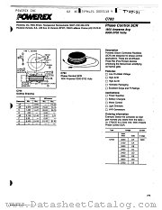 C783CC datasheet pdf Powerex Power Semiconductors