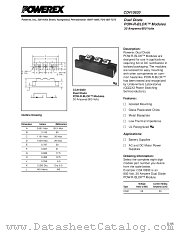CD410830 datasheet pdf Powerex Power Semiconductors