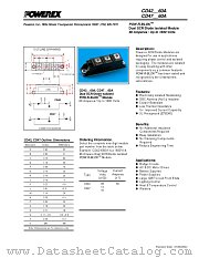 CD420860 datasheet pdf Powerex Power Semiconductors