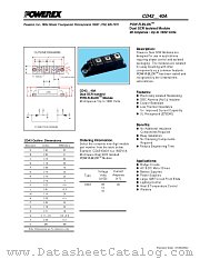 CD430840A datasheet pdf Powerex Power Semiconductors