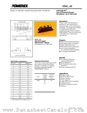 CD431260 datasheet pdf Powerex Power Semiconductors