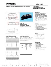 CD431660A datasheet pdf Powerex Power Semiconductors