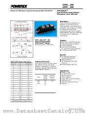 CD421640 datasheet pdf Powerex Power Semiconductors
