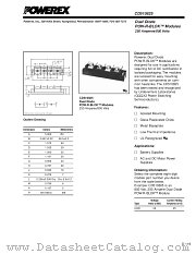 CD510825 datasheet pdf Powerex Power Semiconductors