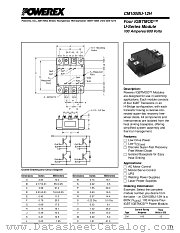 CM100BU-12H datasheet pdf Powerex Power Semiconductors