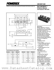 CM100DY-28H datasheet pdf Powerex Power Semiconductors