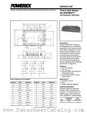 CM100TJ-24F datasheet pdf Powerex Power Semiconductors