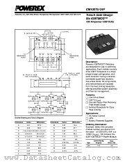 CM100TU-24F datasheet pdf Powerex Power Semiconductors