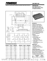 CM10MD-24H datasheet pdf Powerex Power Semiconductors