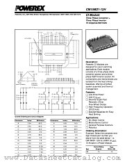 CM15MD1-12H datasheet pdf Powerex Power Semiconductors