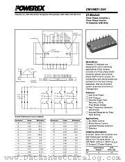 CM15MD1-24H datasheet pdf Powerex Power Semiconductors