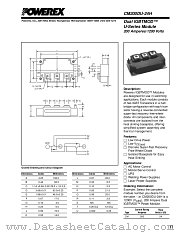 CM200DU-24H datasheet pdf Powerex Power Semiconductors