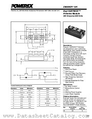 CM300DY-12H datasheet pdf Powerex Power Semiconductors