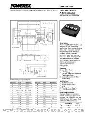 CM400DU-24F datasheet pdf Powerex Power Semiconductors