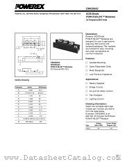 CM4208A2 datasheet pdf Powerex Power Semiconductors