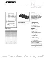 CM4312A2 datasheet pdf Powerex Power Semiconductors
