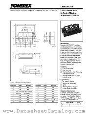 CM50DU-24H datasheet pdf Powerex Power Semiconductors