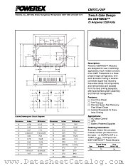 CM75TJ-24F datasheet pdf Powerex Power Semiconductors