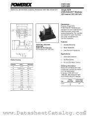 CSD3160H datasheet pdf Powerex Power Semiconductors