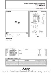 CT25ASJ-8 datasheet pdf Powerex Power Semiconductors